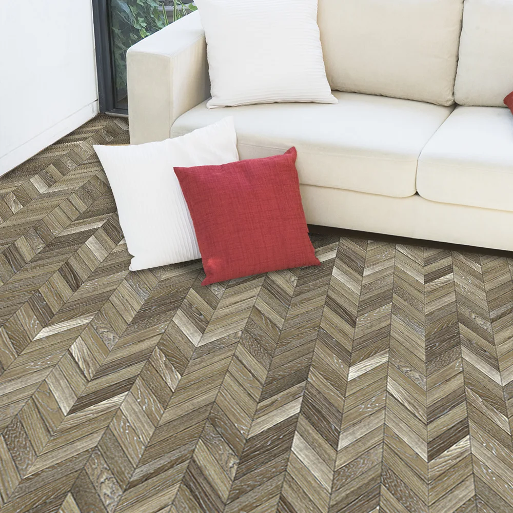 Темные напольные наклейки с нашивками водонепроницаемые износостойкие