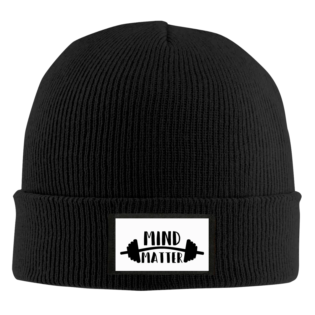 

Разумная зимняя трикотажная шапка с рисунком