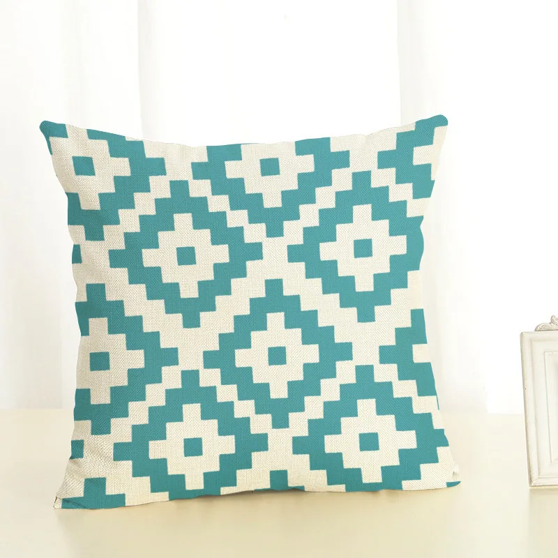 45*45 см Хлопковый чехол для подушки в полоску с принтом домашний декор мягкий