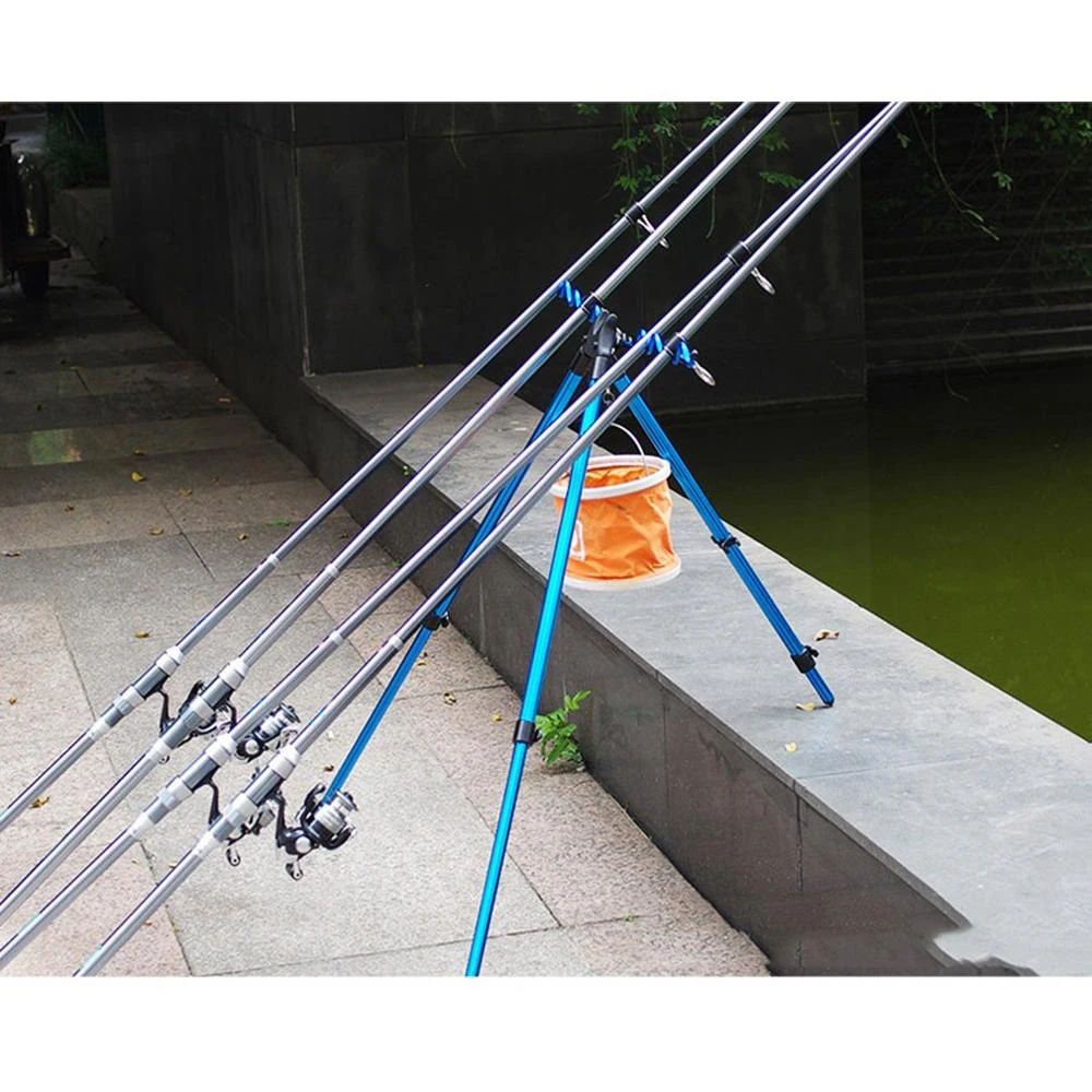 Алюминиевая Подставка для удочки телескопический 7-канальный держатель складной
