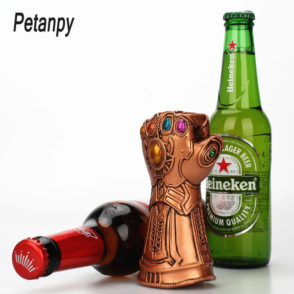 Бесконечность Мстители танос перчатка с крагами Тор молоток пива открывалка для