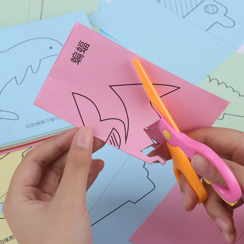 ножницы из картона. оригами ножницы. поделки из бумаги своими руками для детей. оригами ножницы. оригами без клея.