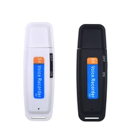 mini rechargeable u disk plastic professional voice recorder portable support tf card audio pen usb digital flash drive
