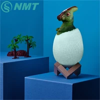 dinosaur led night light 16 colors 3d printed touch control parasaurolophus egg bedside toy rechargeable lamp for children gifts