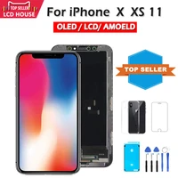 no 1 display for iphone x xs xr max 11 pro lcd screen oled pantalla 3d touch assembly replacement aaa true tone fast shipping