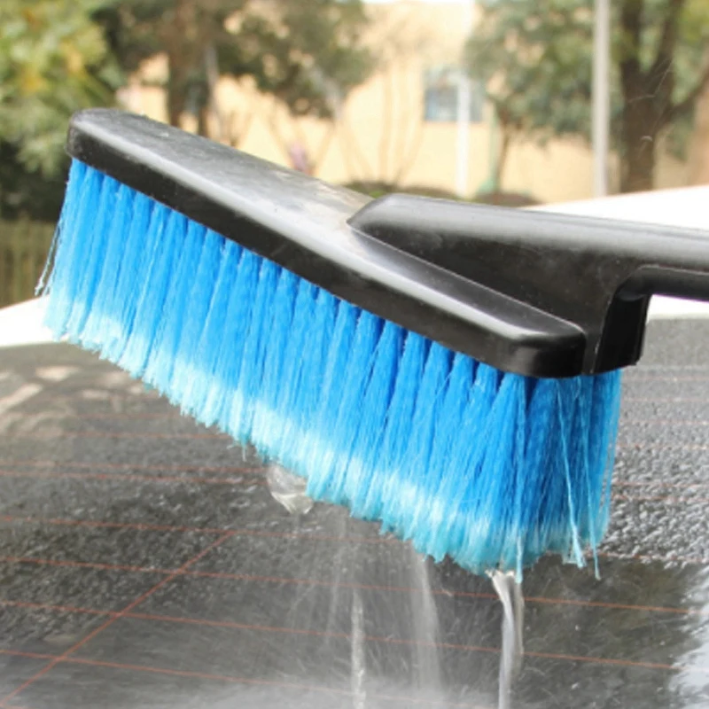 

1 Set Car Wash Brush Water Spray Cleaning Tool Soft Bristle Long-Handled Duster & 1 Pcs Car Wash Brush Kit