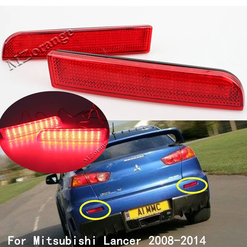 Светильник для заднего бампера Mitsubishi Lancer Evolution EVO X/Outlander Sport/RVR/ASX 08-14 отражатель