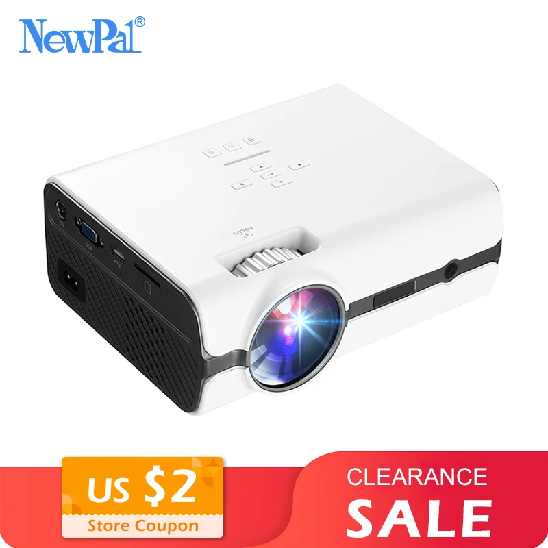 Newpal светодиодный проектор 3D для android устройств Mini 1080p домашний кинотеатр Beamer