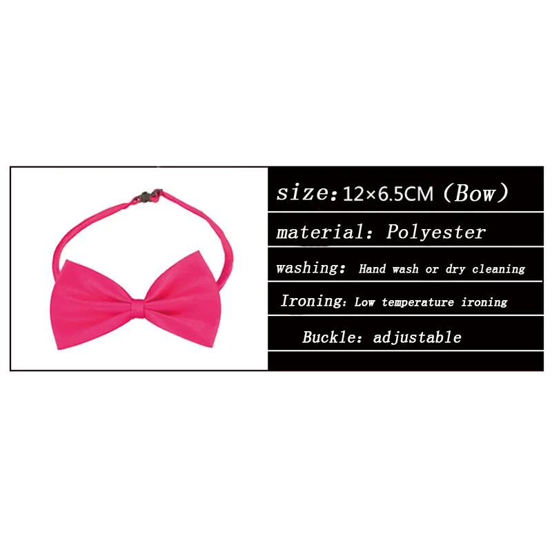 

Adjustable Pet Dog Cat Bow Tie Necklace Strap for Cat Collar Dogs Accessories Pet Dog Puppy Bow Ties Dog Pet Supplies