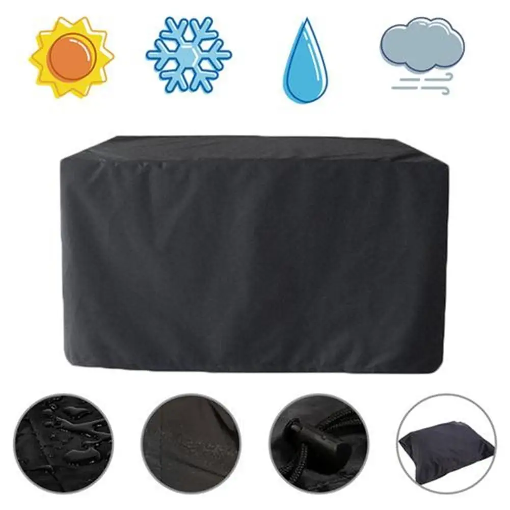 

Patio Table Cover Dustproof Waterproof Square Furniture Cover for Outdoors Garden Courtyard