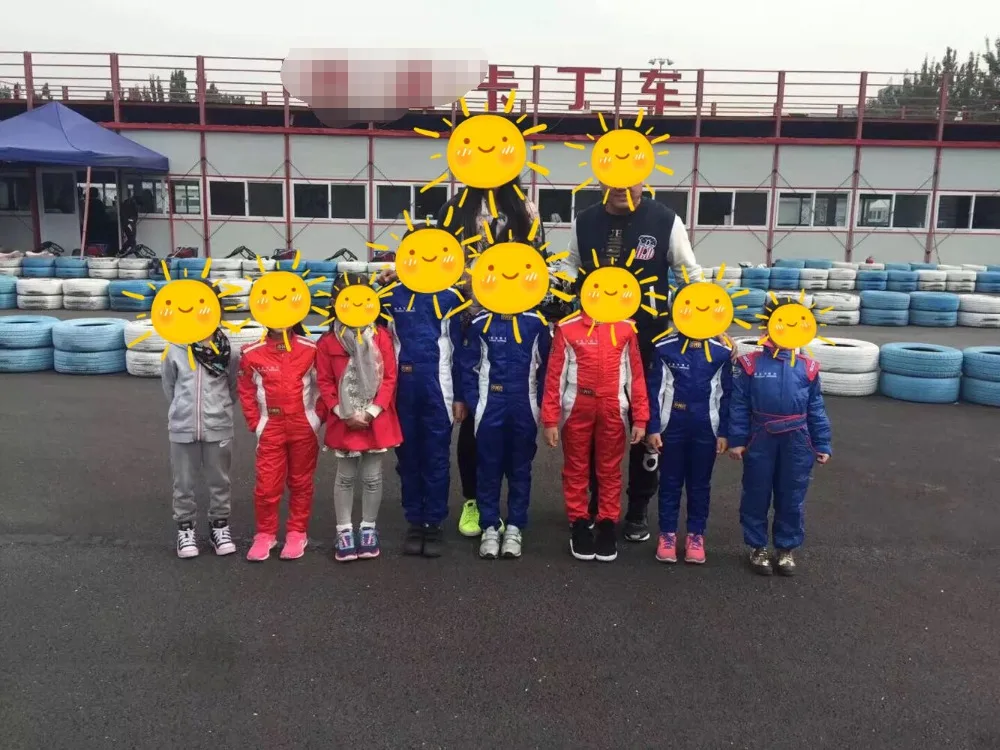 Детский тренировочный костюм для каратинга гоночного дрифта детский автомобиль