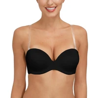 ybcg sexy bra plus size plunge lingerie underwire non slip strapless brassiere transparent convertible straps underwear