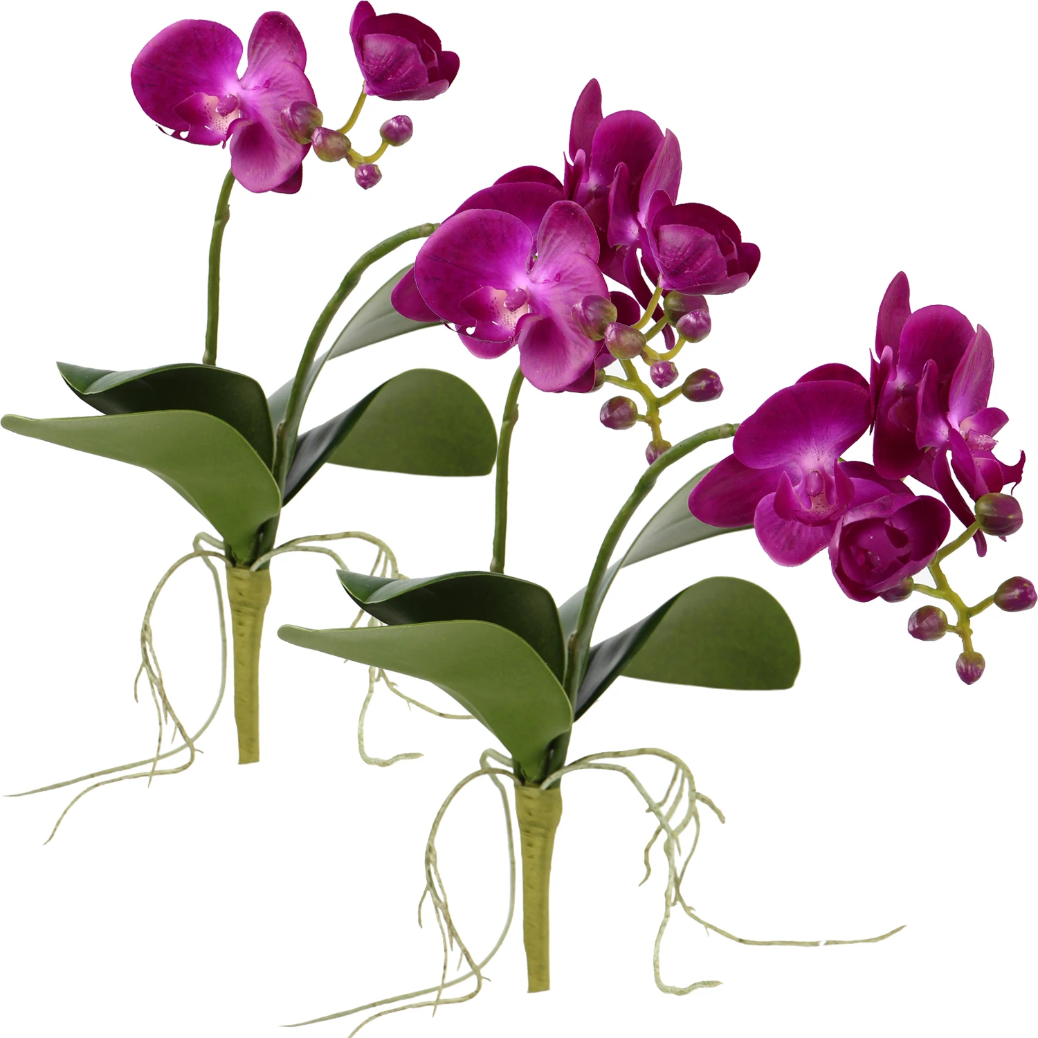 Искусственные орхидеи моли фиолетовые шелковые цветы фаленопсиса спрей с
