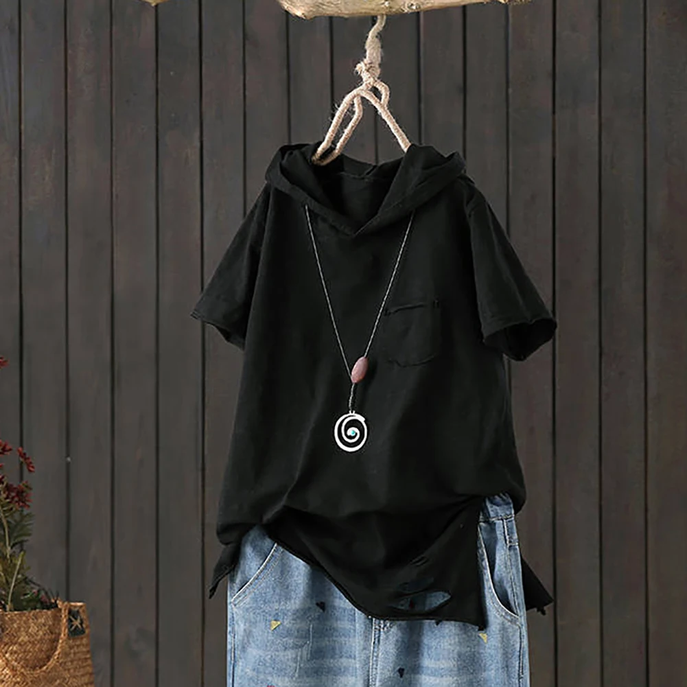 Женская Повседневная Свободная Спортивная футболка с коротким рукавом и принтом