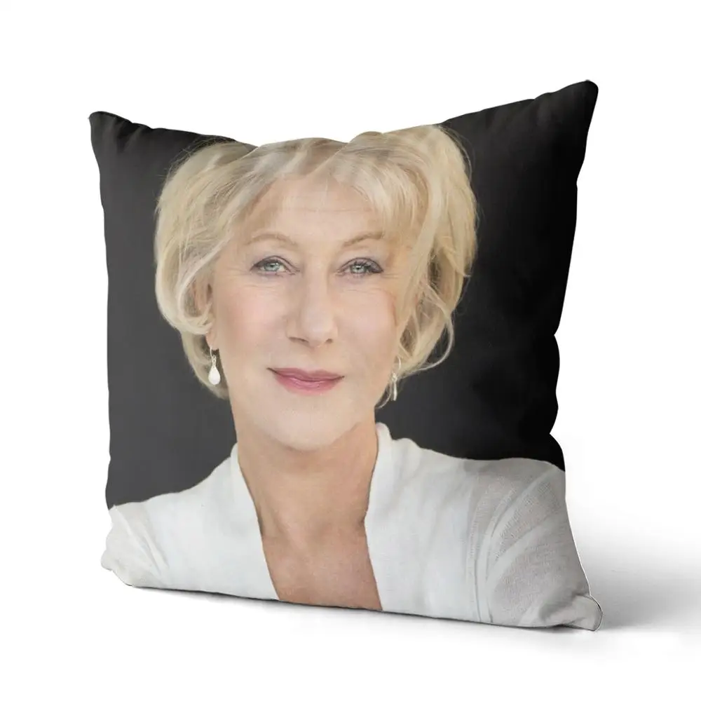 Подушки на заказ Хелен Миррен из хлопка и холста наволочки диванные подушки