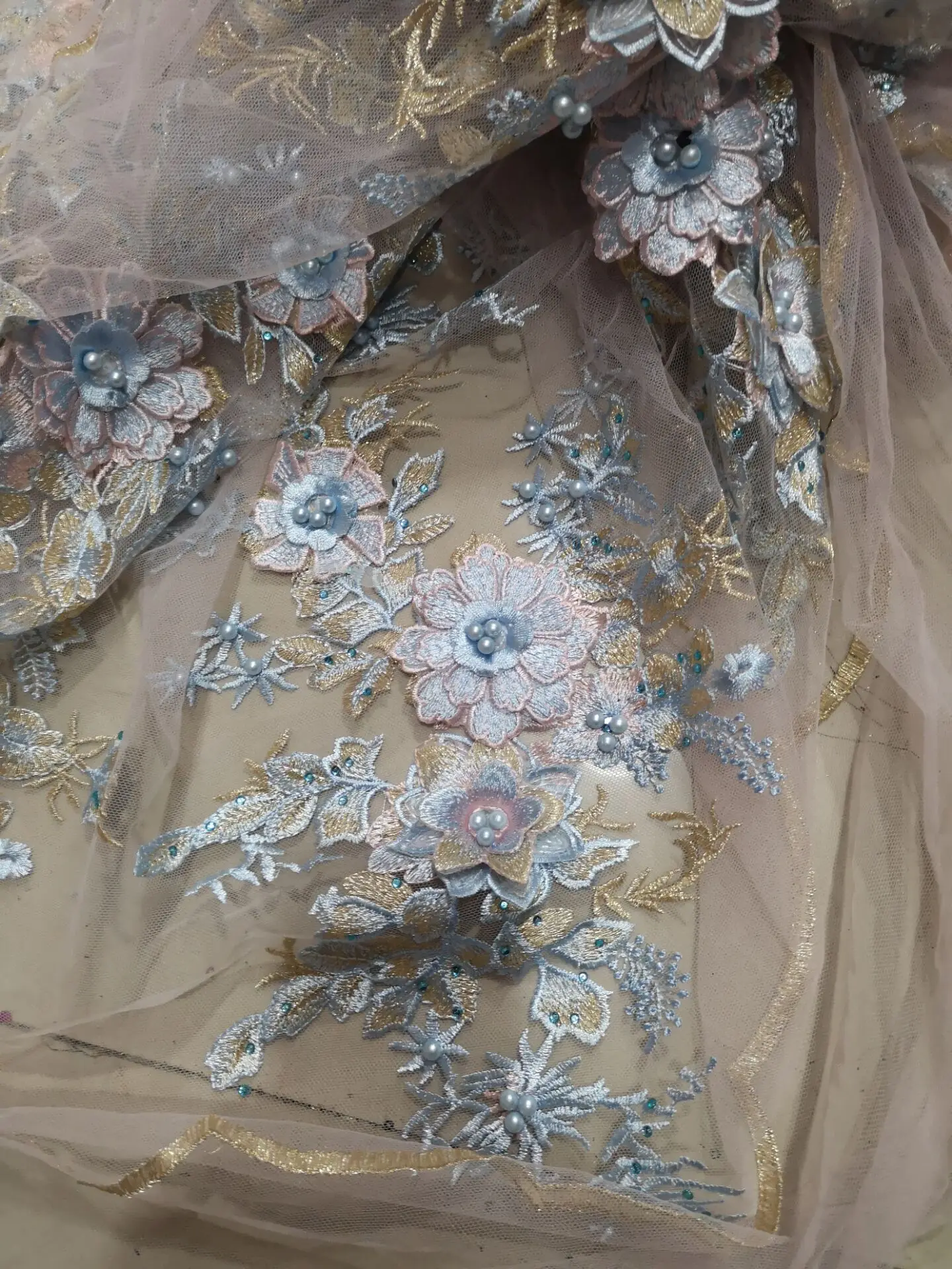 Lavender 3D Цветочные Длинные вечерние платья robe de soiree Цветочные Вечерние платья новое поступление вечернее платье - Цвет: Sky Blue