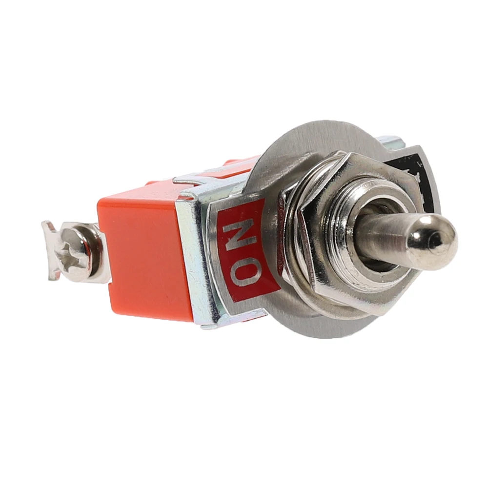 1 шт. E TEN1021 тумблер 2 Pin SPST терминала ВКЛ ВЫКЛ 15A 250V оранжевый кулисный
