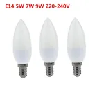 Светодиодная лампа в виде свечи, 10x E14, 220-240 В, 5 Вт7 Вт9 Вт
