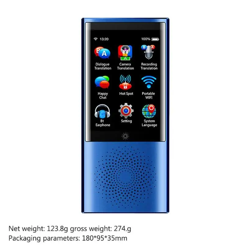 Boeleo W1 2,8 дюймов AI голосовой фото переводчик Портативный 4G WiFi 77 языков Запись в реальном времени перевод для деловых поездок