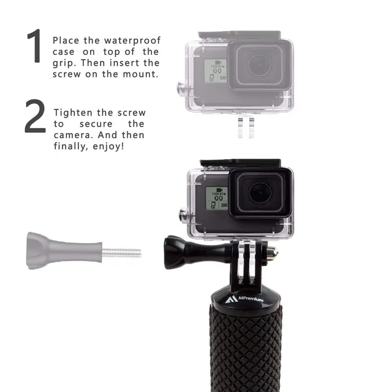 Водонепроницаемый плавающий ручной захват для Gopro Hero 7 6 5 Xiaomi комплект экшн-камеры с наручным карабин с ремешком для водная Спортивная камера