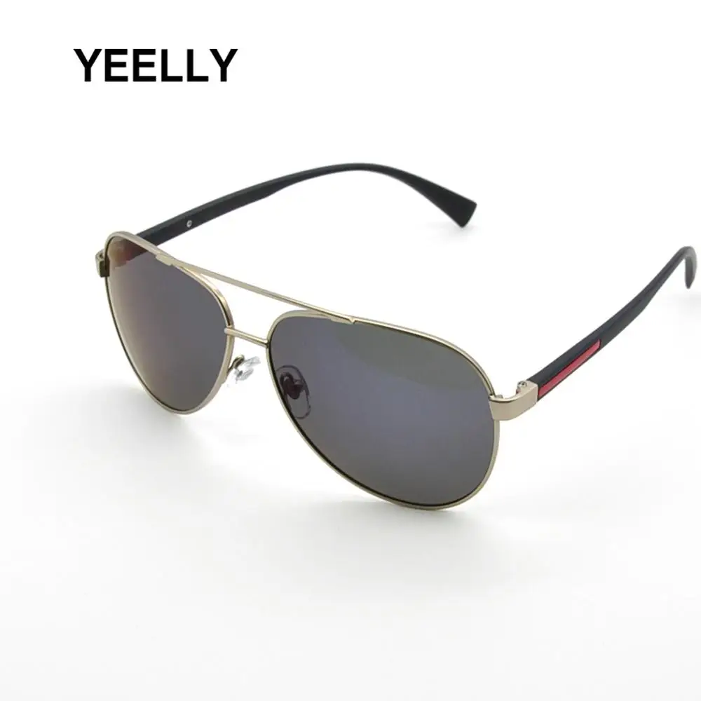 YEELLY Модные мужские солнцезащитные очки поляризованные для спорта на открытом