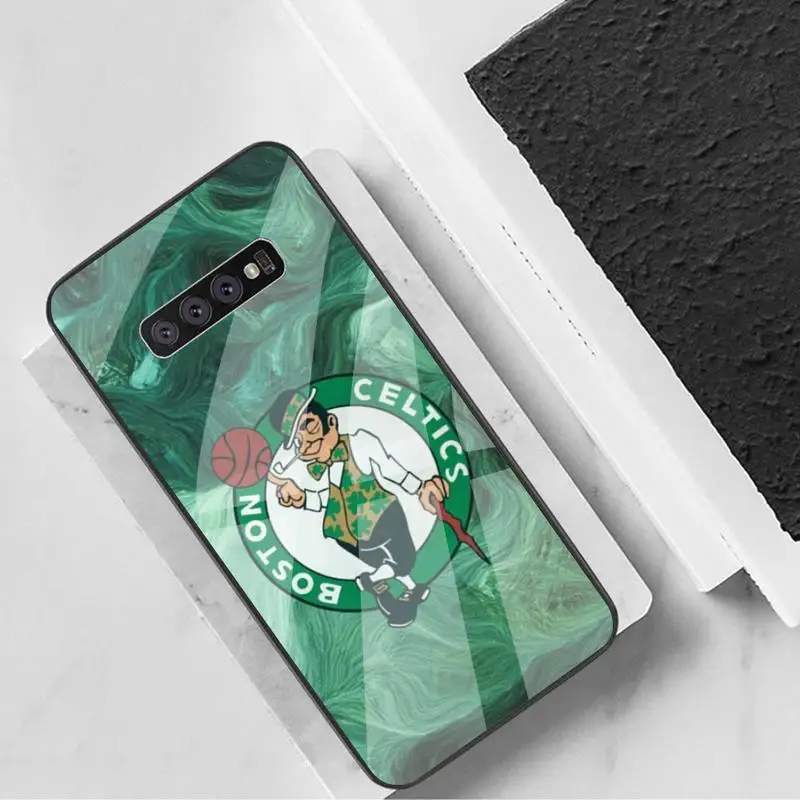 

0 Boston Celtics Phone Case Tempered Glass For Samsung S6 7 8 9 10 20 Plus Ultra Note8 9 10 10pro