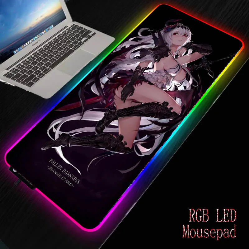 

MRGBEST Gaming Mouse Pad Sexy Anime Girl Anti-slip Natural Rubber Computer Mousepad Mat Speed Locking Edge