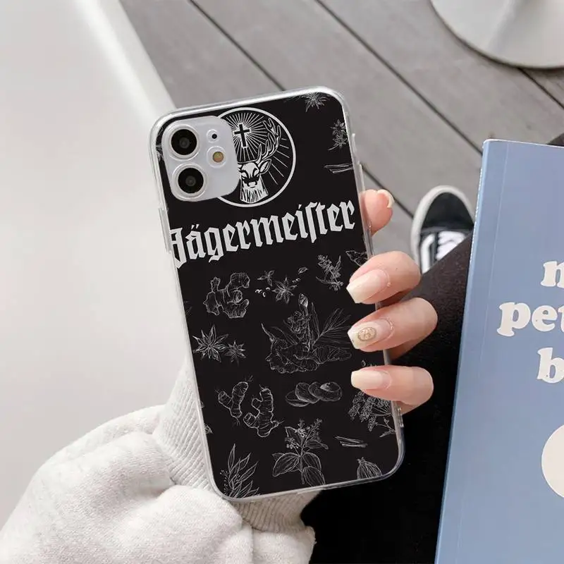 

Jagermeister Whiskey Phone Case For Iphone11 12 Pro Max SE 2020 6s 7 8 Plus X Xs Max Xr Transparent Soft Silicone Cover