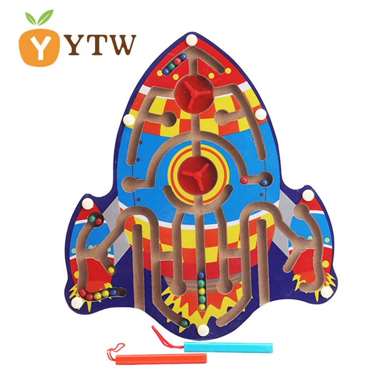 

Big Size Animal Cube Puzzle Maze Toy Game Wood Magic Games Magnet For Children Adult Cube Puzzle Education Balance Magnetic Maze