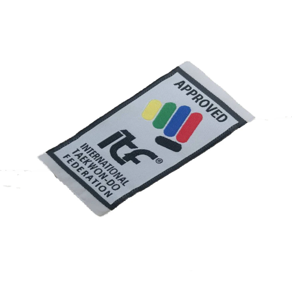 Персонализированный логотип ITF этикетка эмблемы для тхэквондо кимоно униформы
