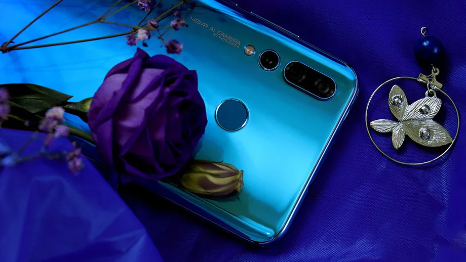 HUAWEI Nova 4 мобильный телефон 6,4 ''Kirin 970 Восьмиядерный Android 9,0 отпечаток пальца разблокировка лица GPU Turbo версия камеры 20 МП
