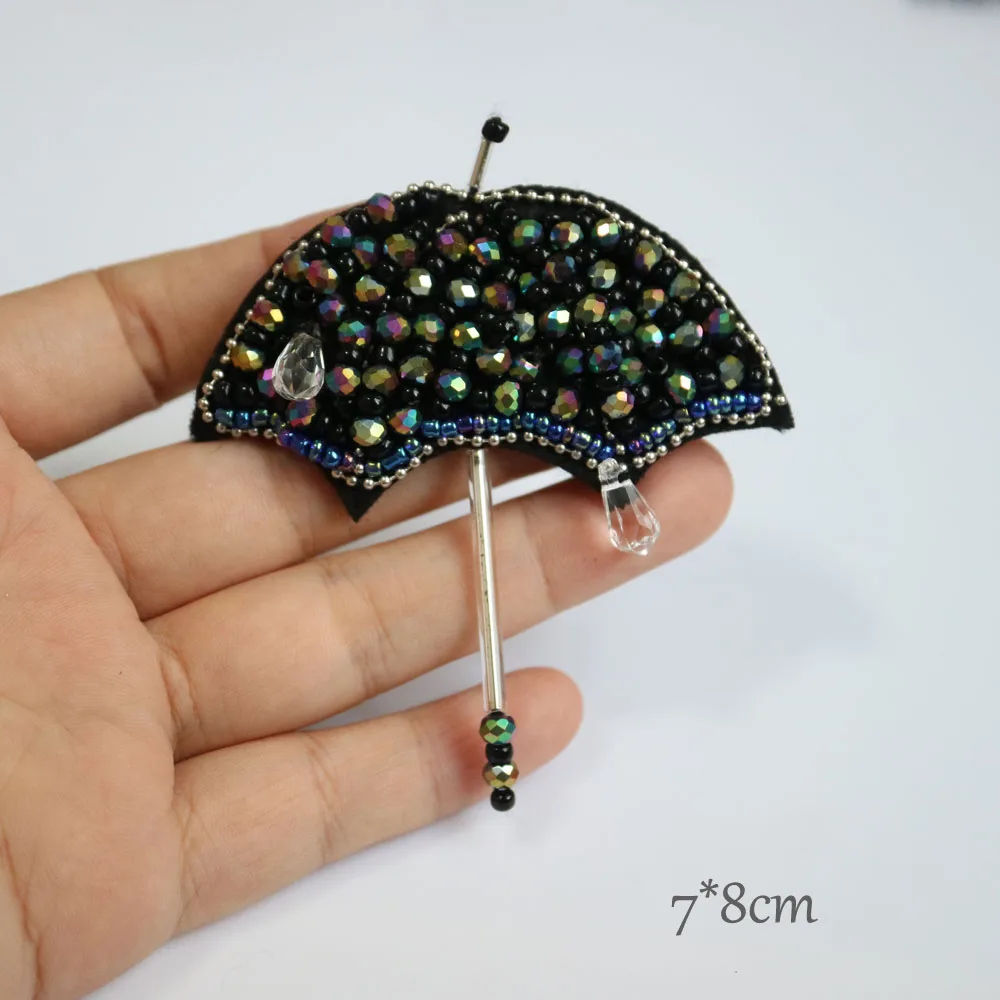 Модные зонты стразы бусины нашивки для одежды Пришивные блестки вышитые