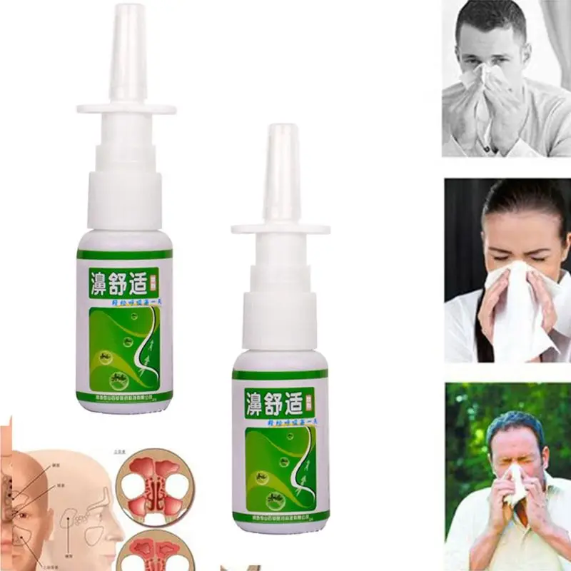 

20ml Herbs Chronic Nasal Spray Nose Congestion Rhinitis Itching Treatment Liquid C1FF