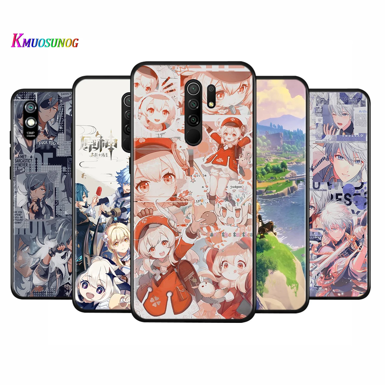 

Funda Genshin Impacts Game Silicone Cover For Xiaomi Redmi K40 K30 K30i K30S K30T K20 10X GO Y2 Y3 Pro Ultra Phone Case