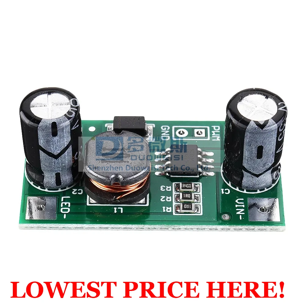 3W 5-35V LED Driver 700mA PWM Dimming DC to Step-down module Constant Current | Компьютеры и офис