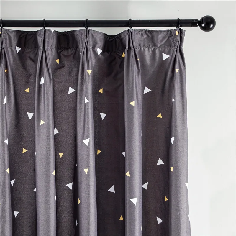 Геометрические занавески для гостиной Детские с принтом растений спальни