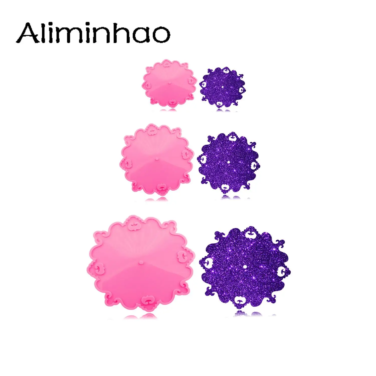 

Блестящая подставка для торта DY1539 в стиле мандалы, 3 уровня, силиконовые формы для смолы, ремесло, рукоделие, искусство эпоксидной смолы для творчества. Украшение для дома