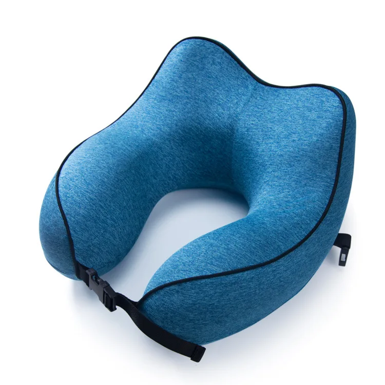 U образная подушка из хлопка с эффектом памяти и для шеи переносная путешествий u