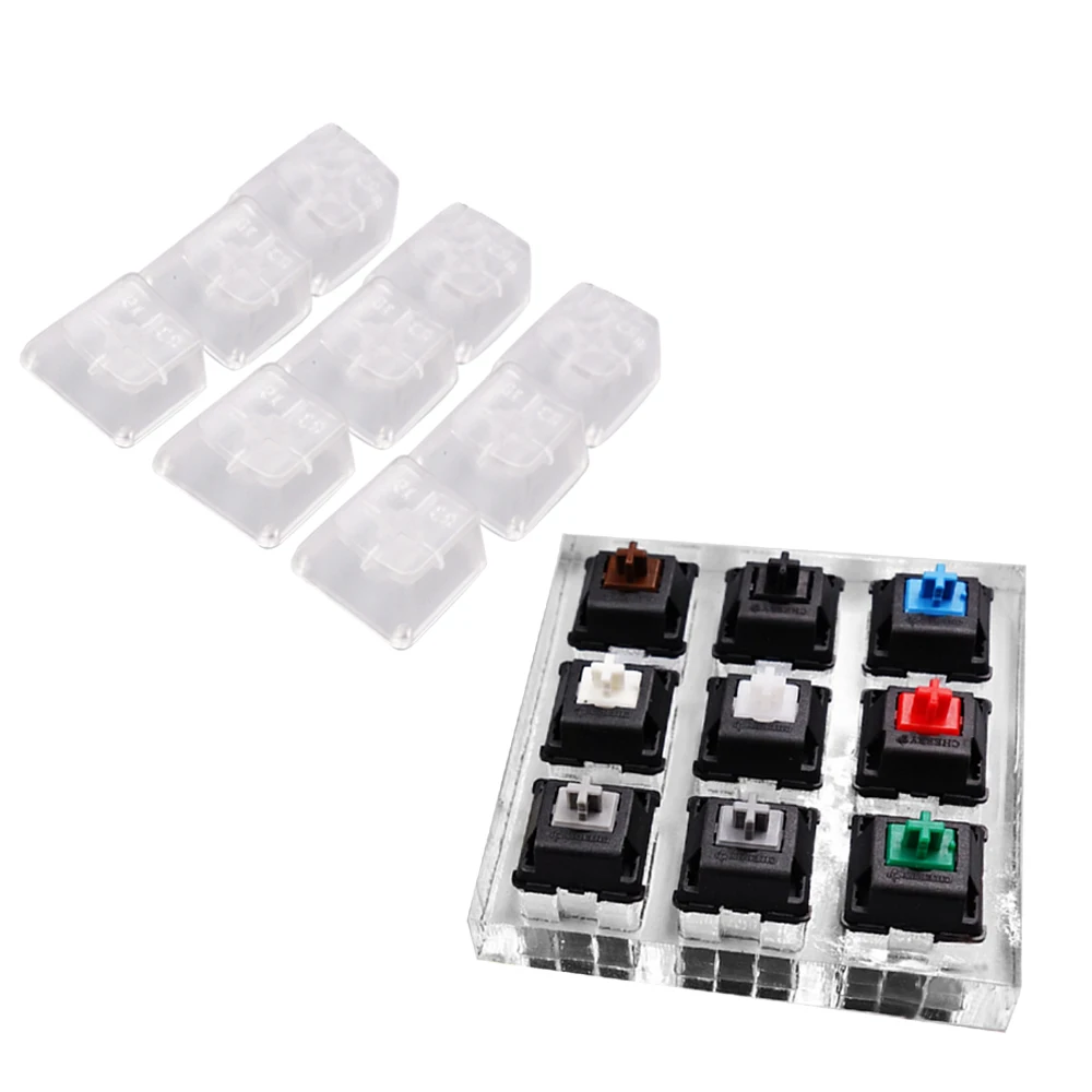 Vococal портативный механический тестер клавиатуры набор акриловых колпачков для