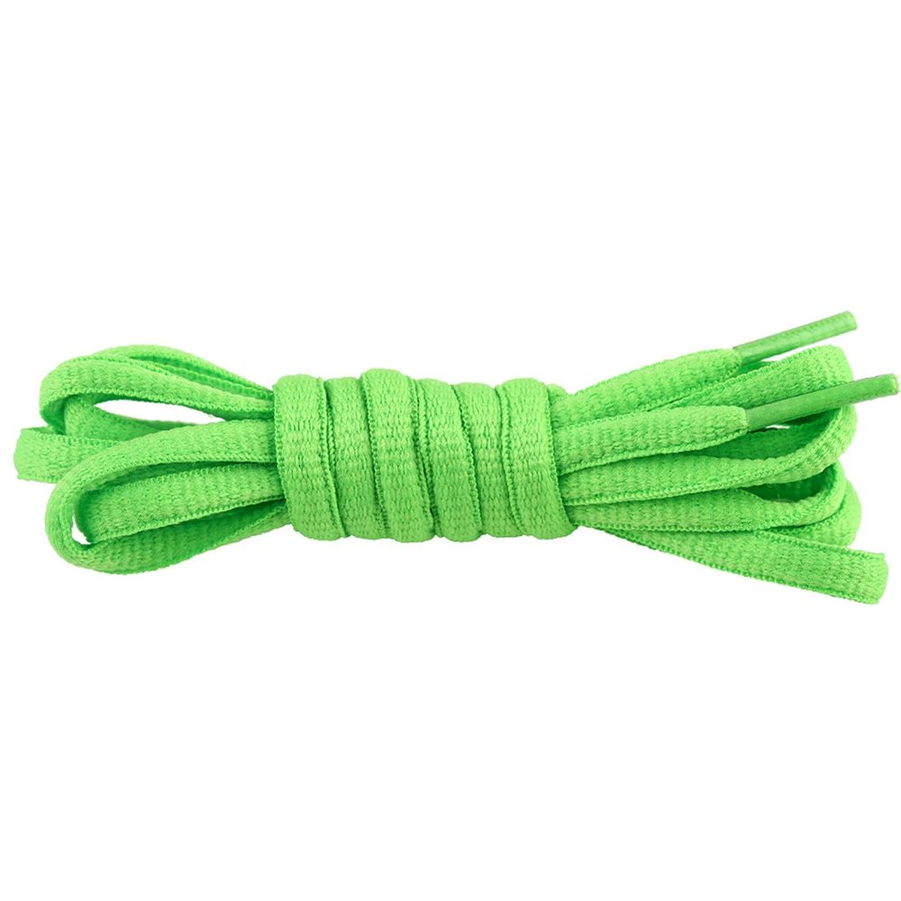 

1 Pair Oval Athletic Shoelaces Sport Shoe Laces Strings Multicolor Polyester 1Pair Of Shoe Lace Length120cm Width 6mm