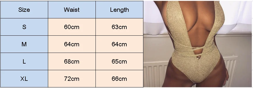 

Women V Neck One Piece Swimsuit Sexy Bikini Push Up Bra Swimwear Beachwear