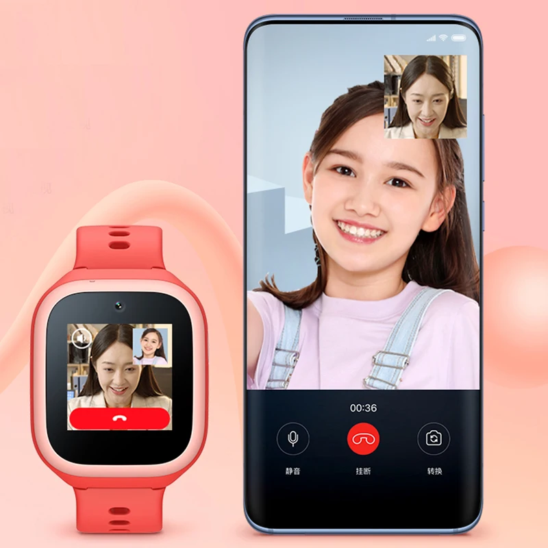Original Xiaomi Mitu Children's Phone 4C Student Smart Waterproof Positioning 4G Multifunctional Bracelet Watch | Электроника