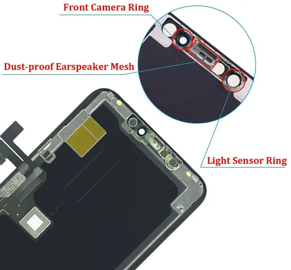 ЖК-дисплей OLED с сенсорным экраном и дигитайзером в сборе для iPhone 11 Pro черный |