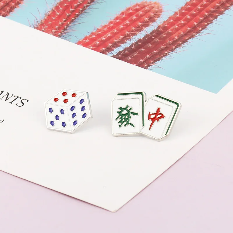 Новая индивидуальная брошь FIMAODZ в китайском стиле для маджонга Sichuan булавка