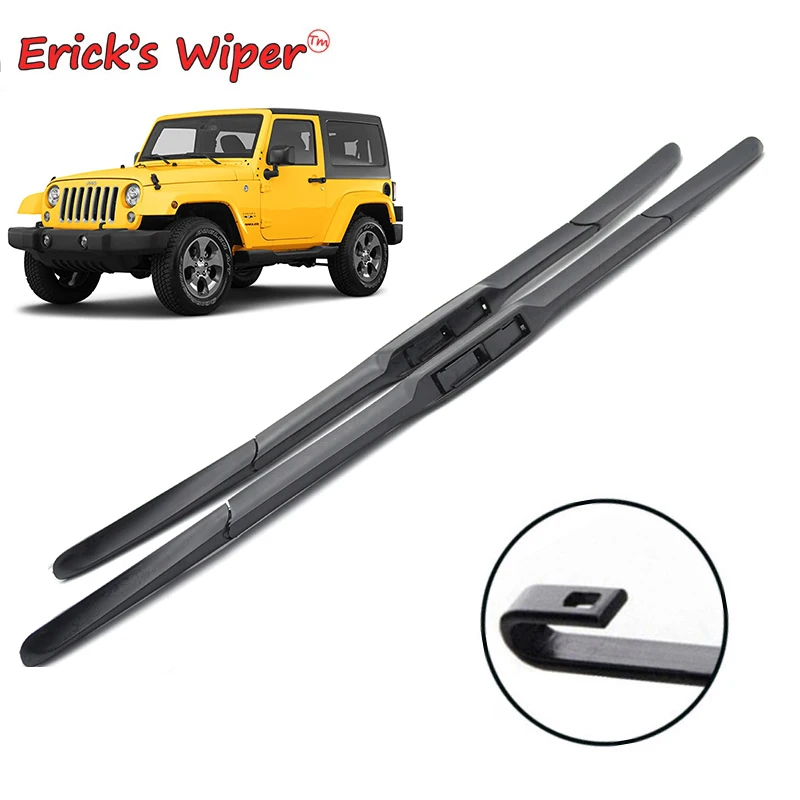 Erick's Wiper Front Wiper Blades For Jeep Wrangler JK 2007 - 2017 Windshield Windscreen Front Window 16