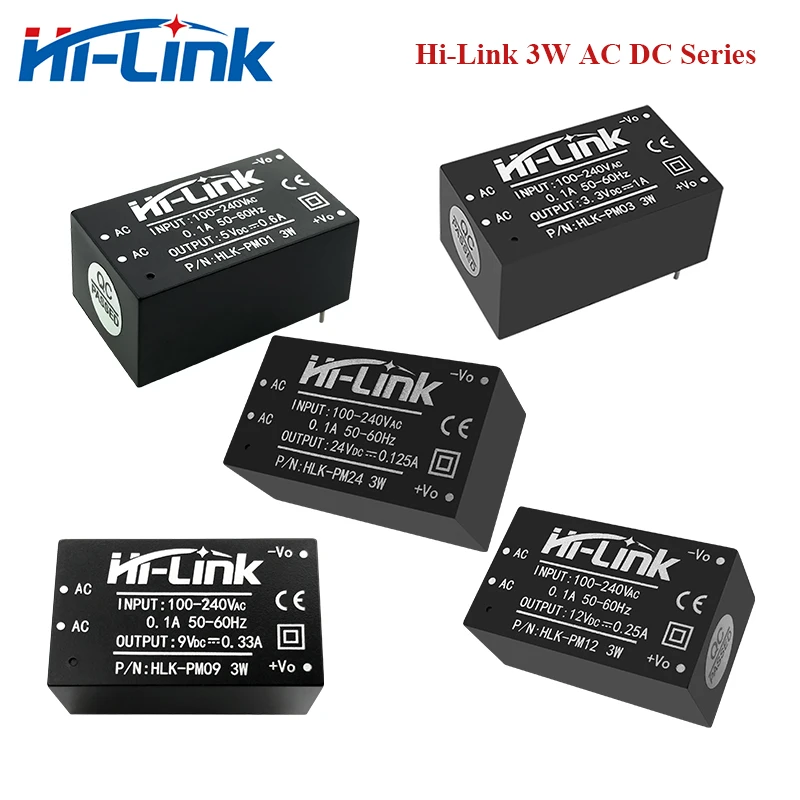 Бесплатная доставка 2 шт./лот Hi Link 85 264 В до 3 В/5 В/9 В/12 В/24 Вт адаптер