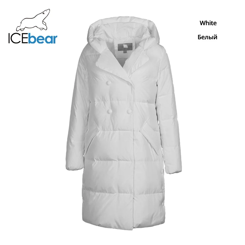 0020 ICEbear Новинка зимний женский пуховик высококачественное теплое Женское пальто Брендовая женская одежда D4YY83015Y - Цвет: 0020
