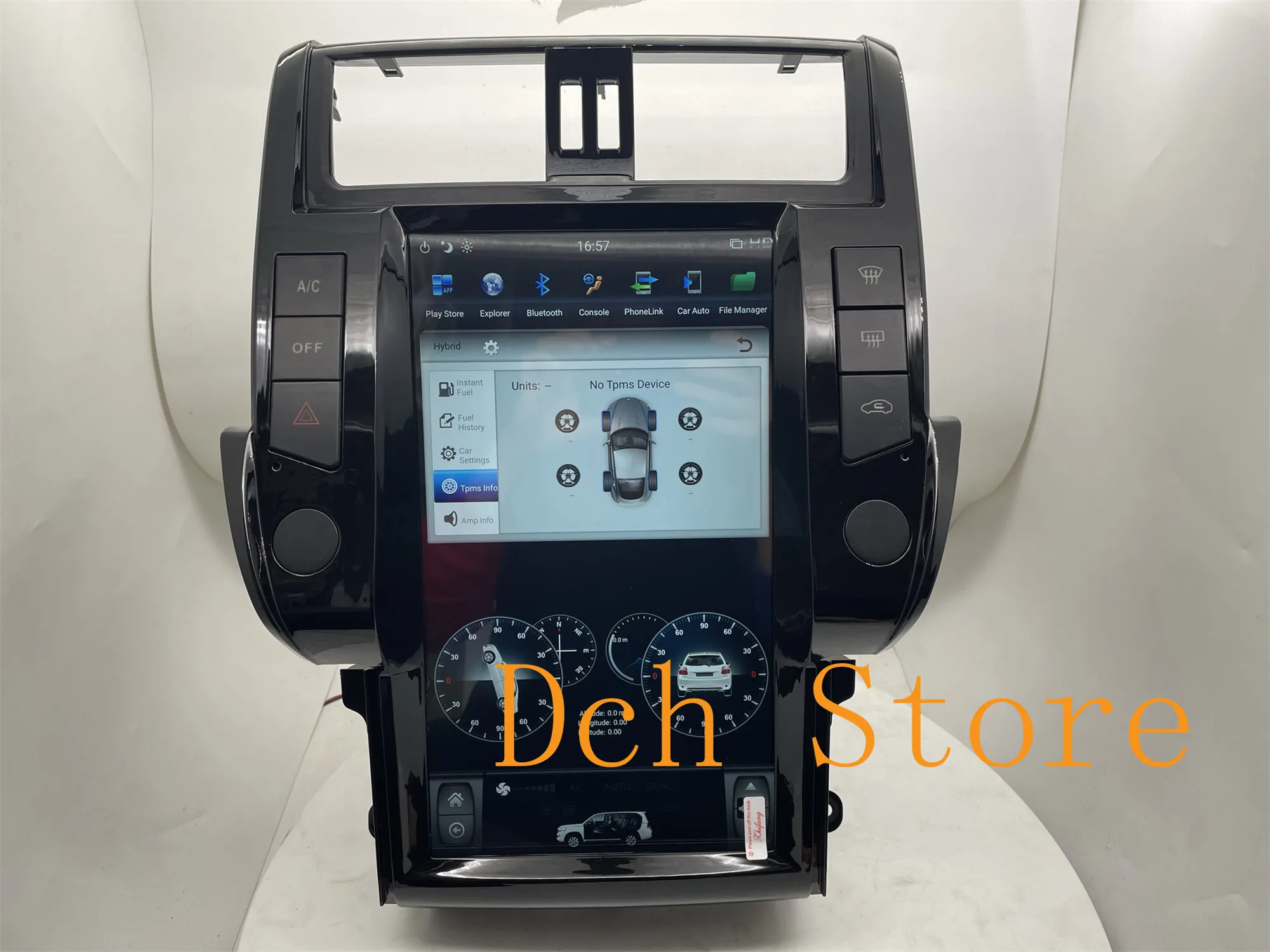 Автомобильный DVD-плеер 13 6 ''Tesla style Android 9 0 для Toyota Land Cruiser Prado 150 2010 2011 2012 2013 с