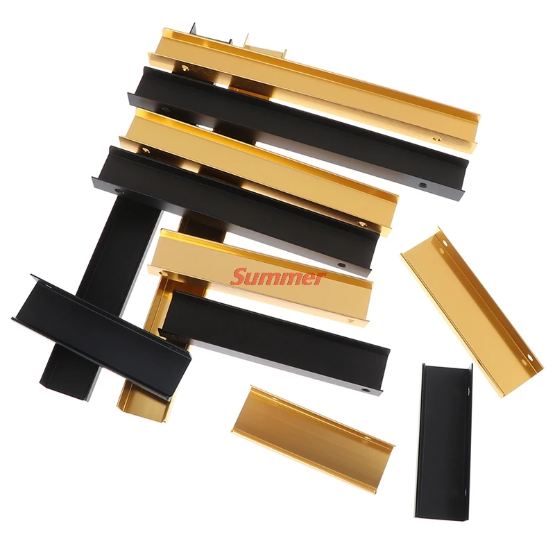 

New Cabinet Handles Kitchen Door Handles Aluminum Alloy Wardrobe Drawer Handles Modern Style Furniture Hardware