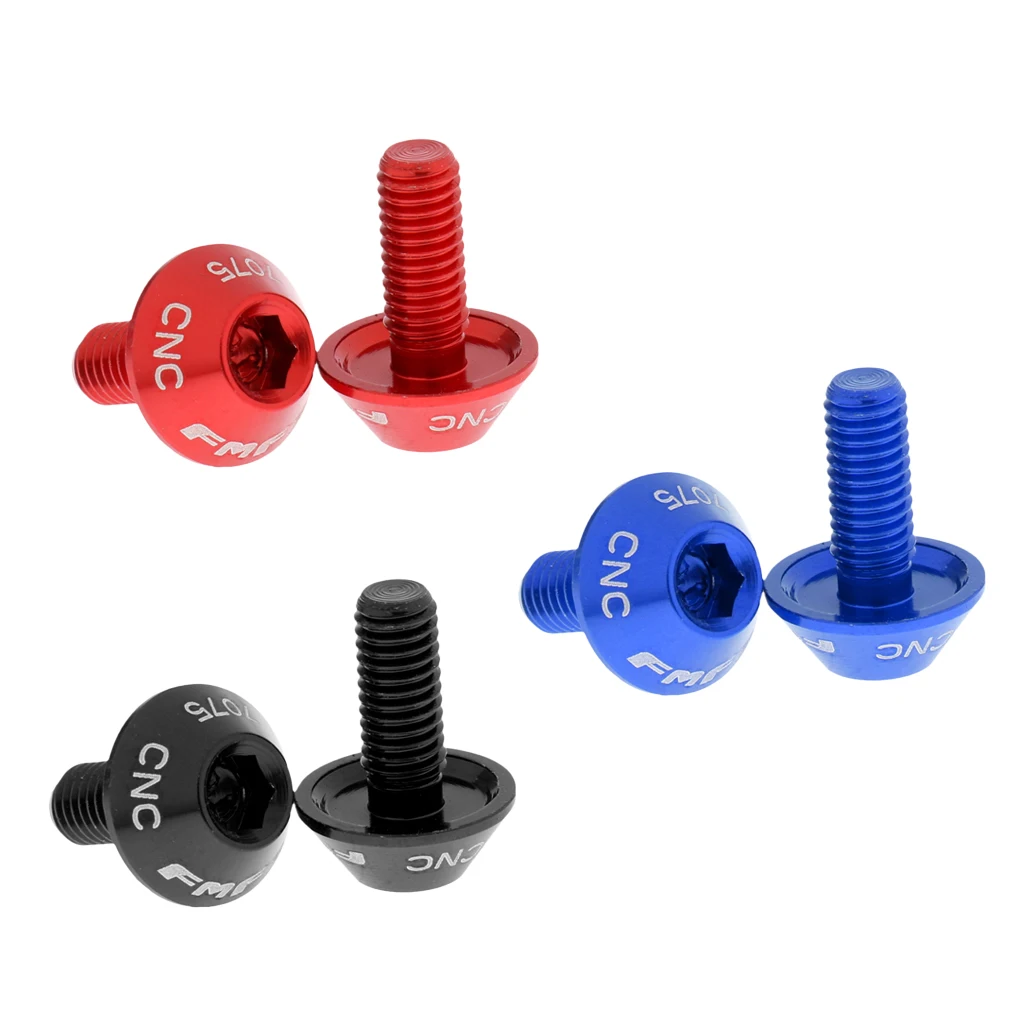 6 шт. алюминиевый сплав велосипедная клетка для бутылки воды шестигранный ключ